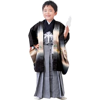 Amazon | [KYOETSU] [キョウエツ] 七五三 男の子 5歳 着物 袴 セット